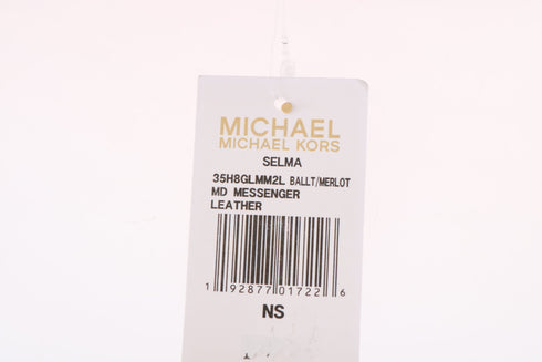 Michael Kors Bordeaux SELMA Leather Shoulder Bag